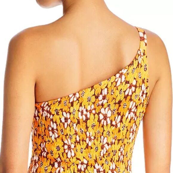Revolve Faithfull the Brand Khalani Midi Dress Li Reni Floral Yellow Size 4 - Picture 10 of 10